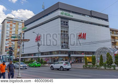 Nis, Serbia - August 04, 2022: Hennes And Mauritz Group Multinational Clothing Fashion Company From 