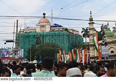 Kolkata, West Bengal, India - 21st July 2022 : All India Trinamool Congress Party, Aitc Or Tmc, At E