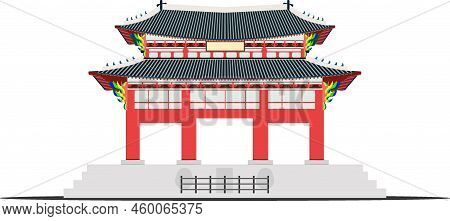 Gwanghwamun Square Gate Gyeongbokgung Palace In Seoul South Korea