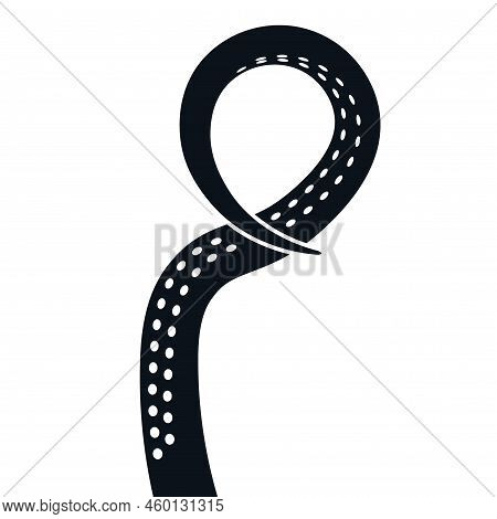 Octopus Tentacle Vector Giant Illustration Monster Sea Creature. Octopus Tentacle Squid Ocean Icon