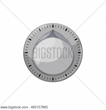 Cooking Kitchen Timer Clock Cartoon. Cooking Kitchen Timer Clock Sign. Isolated Symbol Vector Illust