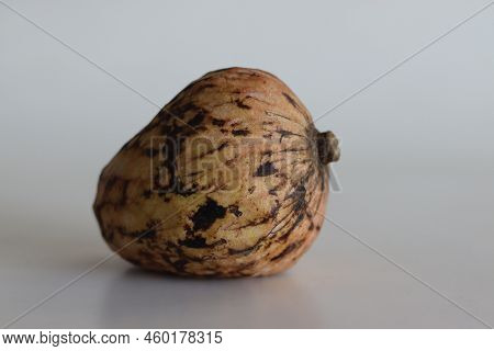 Ripe Red Custard Apple Fruit Or Annona Reticulata Bullocks Heart. A Fruit Which Is Vary In Shape