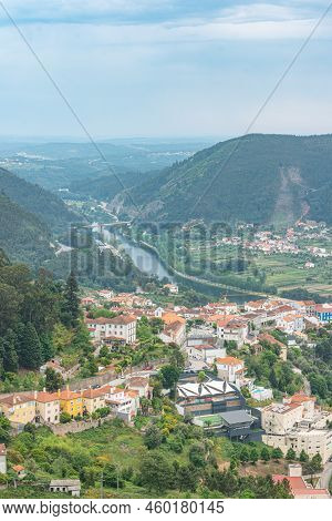 Penacova View From Penedo Do Castro Portugal.