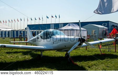 August 30, 2019, Moscow Region, Russia.  Two-seat, Light-engine, Multifunctional Aircraft For Privat