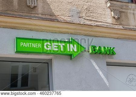 Krosno, Poland - June 12, 2022: Logo And Sign Of Getin Bank.
