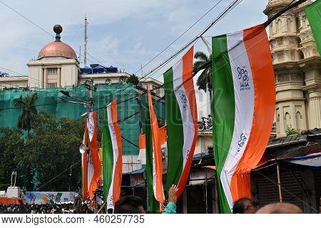 Kolkata,west Bengal,india - 21st July 2022 : All India Trinamool Congress Party, Aitc Or Tmc, At Eku