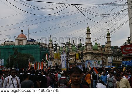 Kolkata, West Bengal, India - 21st July 2022 : All India Trinamool Congress Party, Aitc Or Tmc, At E