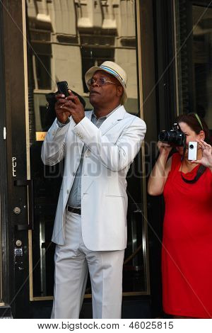 ลอสแองเจลิส - 13 พฤษภาคม: Samuel L. Jackson ที่เดิน Steve Harvey Hollywood พิธีชื่อเสียงดาวที่