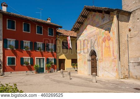 The Historic 15th Century Church Of San Pietro And San Biagio In The Brossana Borgo Area Of Cividale