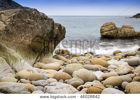 Gyönyörű táj, Porth Nanven Beach