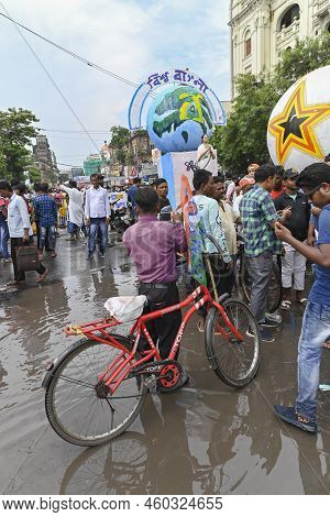 Kolkata, West Bengal, India - 21st July 2022 : All India Trinamool Congress Party, Aitc Or Tmc, At E