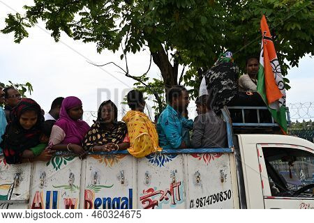 Kolkata, West Bengal, India - 21st July 2022 : All India Trinamool Congress Party, Aitc Or Tmc, At E