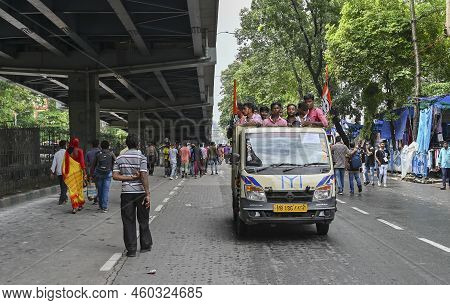 Kolkata, West Bengal, India - 21st July 2022 : All India Trinamool Congress Party, Aitc Or Tmc, At E
