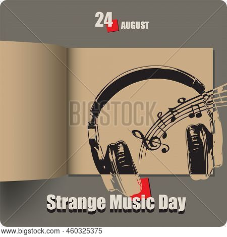 Album Spread With A Date In August - International Strange Music Day