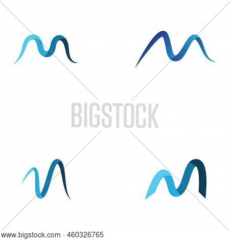 Letter M Logo Icon Design Template