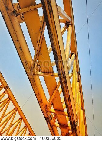 This Is The Steel Structure Of A Launcher Gantry That Will Be Used For Erection Precast Concrete I G
