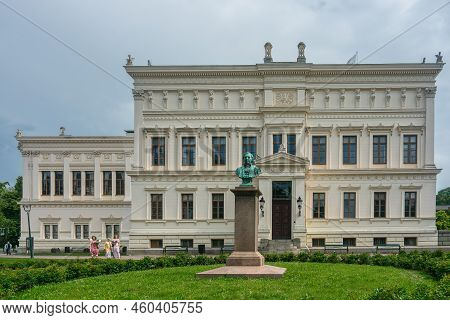 Lund, Sweden - June 9, 2022: Sven Nilsson (statue) Was A Giant Where Learning Was Concerned. His Sub