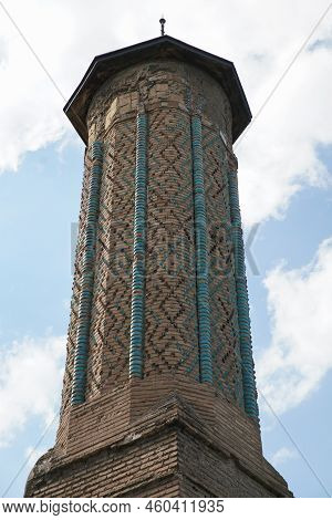 Minaret Of Ince Minaret Medrese As Museum Of Stone And Wood Art In Konya City, Turkiye