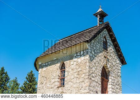 Small Church Or Chapel Called Almkapelle Maria Schnee (our Lady Of The Snow), Italy-austria Border, 