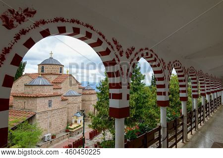View At The Monastery Of Agathon In Greece