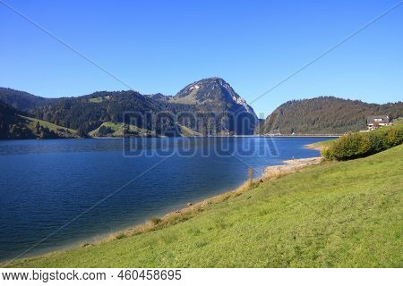 Blue Lake Waegital And Mount Gross Aubrig.