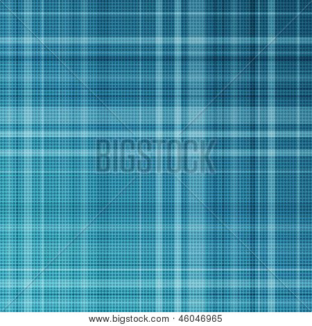 Blue striped background.