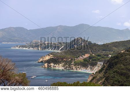 Spiaggia Di Sansone Is narrow 300 Metres Long Stretch Of Brilliant-white, Felsites Pebbles That Almo