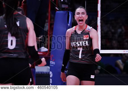 Ankara, Turkiye - June 04, 2022: Baladin Hande In Bulgaria Vs Turkiye Vnl Pool Match In Ankara Arena