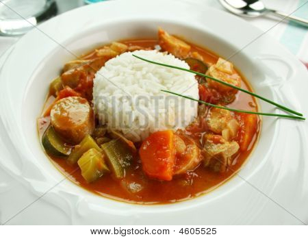Kylling Gumbo
