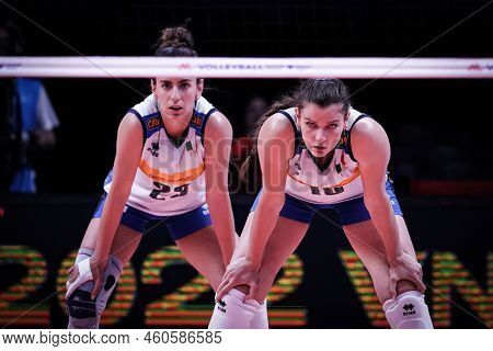 Ankara, Turkiye - June 04, 2022: Chirichella Cristina In China Vs Italy Vnl Pool Match In Ankara Are