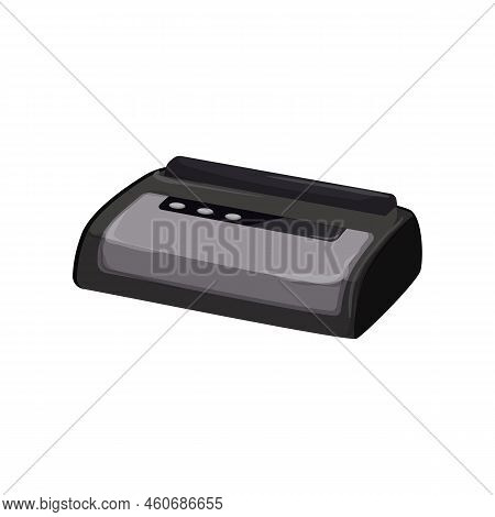 Cooking Food Vacuum Sealer Cartoon. Cooking Food Vacuum Sealer Sign. Isolated Symbol Vector Illustra