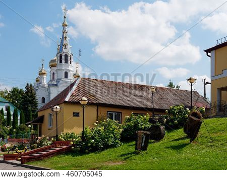 Brest, Belarus - August 18, 2022: Simeonovskaya Church In Kamenets Xvi Century