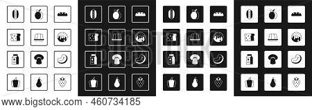 Set Bread Loaf, Jelly Cake, Toast, Hotdog, Donut, Plum Fruit, Steak Meat And Aper Package For Milk I