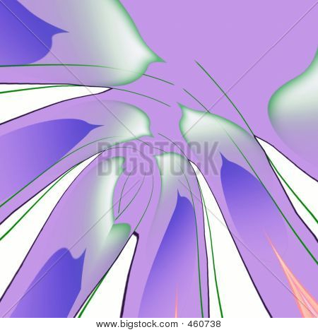 lila Pflanzen abstract