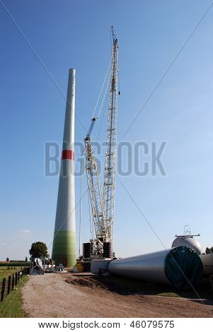 건설 Windturbine