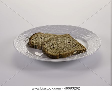 Due fette di pane croccante