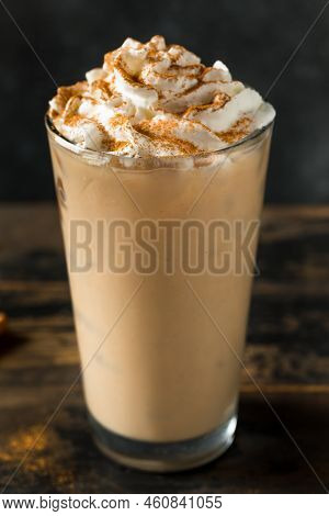 Homemade Iced Pumpkin Spiced Latte