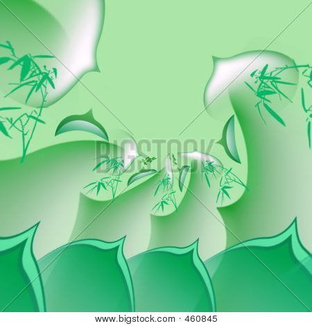 Grüne Pflanze Abstract
