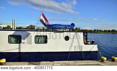 Szczecin. Poland. 30 August 2022. View Of The Intimate And Deluxe Ms Princess Ship Moored At Bouleva