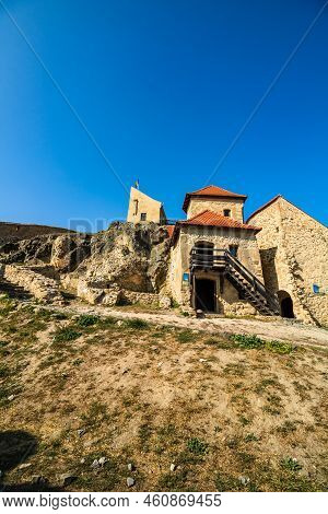 Famous Rupea Fortress In Transylvania, Romania. Rupea Citadel (cetatea Rupea)