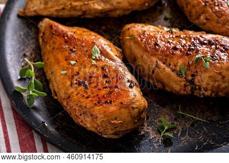 Roasted Or Seared Chicken Breast With Herbs