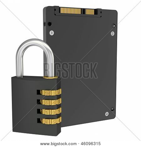 Solid State Drive och kombinationslås