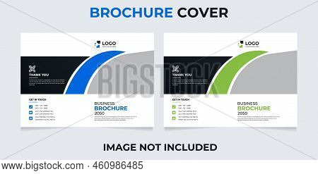 A4 Business Book Cover Design Template Set