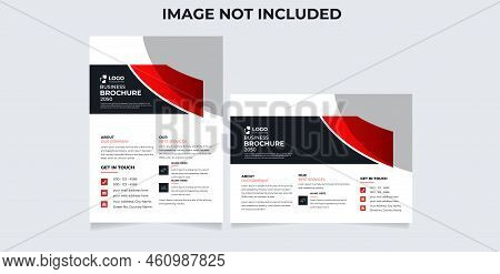 Business Flyer Template Vector. Brochure Design, Cover Modern Layout, Annual Report, Poster