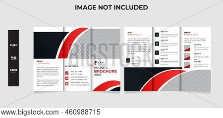Tri Fold  Business Brochure Template Design. Corporate Design