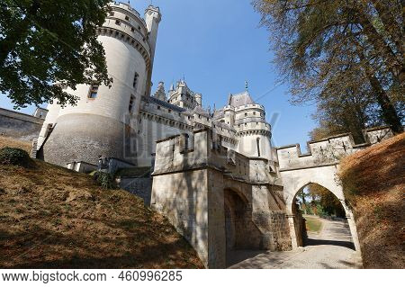 Pierrefonds Is A Castle Situated In The Commune Of Pierrefonds In The Oise Department In The Region 