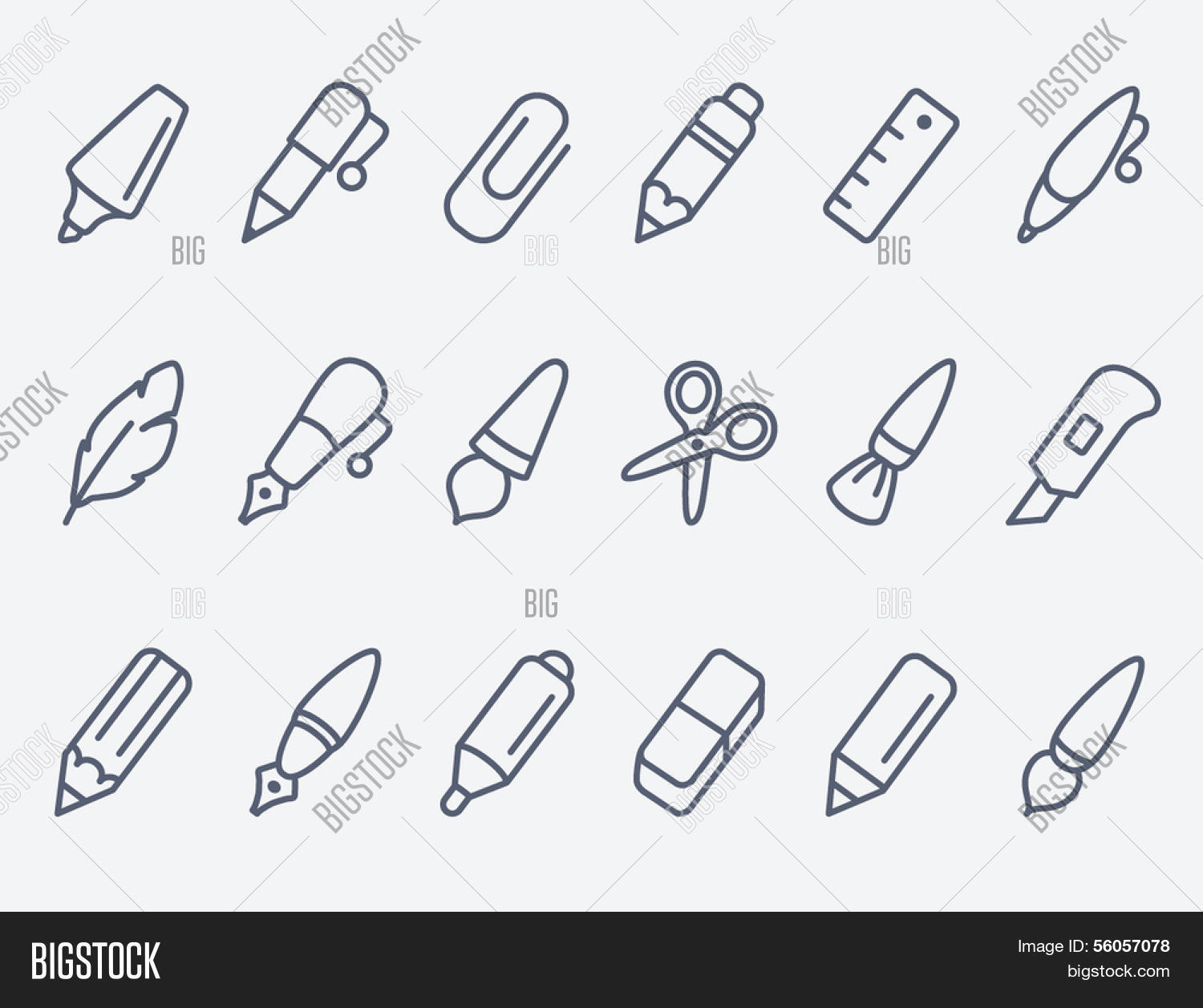 Drawing Writing Tools Vector & Photo (Free Trial) Bigstock