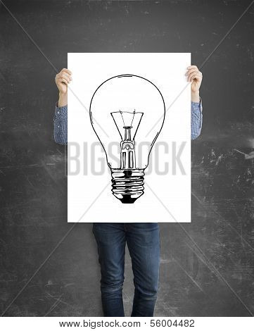 Poster With Lamp