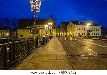 Stock Bridge in Klaipeda, Lithuania