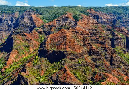 Waimea Canyon In Kauai, Hawaii Islands